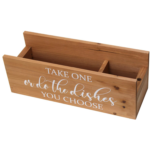 Red Barrel Studio® Wooden Flatware Caddy Wayfair